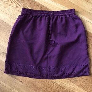 JCrew purple skirt sz M